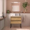 Attila Set 2 Tiroirs 80 Meubles et Lavabo